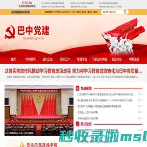 巴中党建网