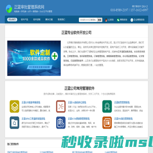 正蓝软件开发公司_正蓝审批管理系统定制_正蓝软件公司