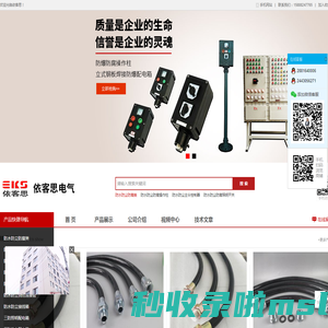 依客思防爆科技有限公司-全塑黑色FZC-S-A2D2K1B1立式（挂式）电机操作箱