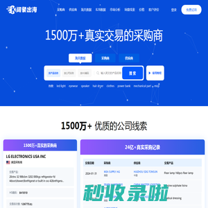 阔象出海 - 免费海关进出口数据查询平台-外贸开发获客软件工具
