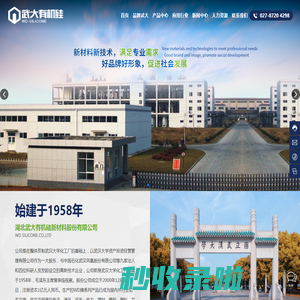 湖北武大有机硅新材料股份有限公司_烷基硅烷_密封胶_复合材料