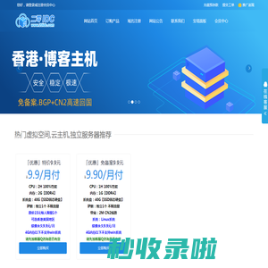 二零IDC-提供云服务器虚拟空间海外主机租用网站建设技术服务
