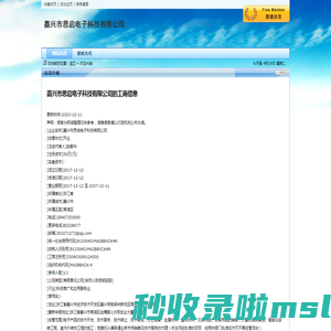 嘉兴市思启电子科技有限公司