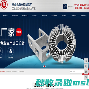 铝型材厂家_铝型材挤压_工业铝型材加工-佛山市三水区西南街永鼎丰铝制品厂