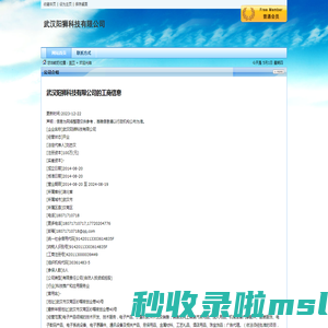 武汉阳狮科技有限公司