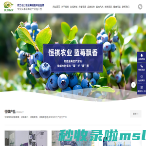 恒祺农业_怀化恒祺农业_蓝莓采摘_怀化恒祺农业发展股份有限公司