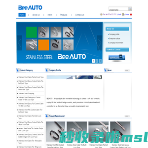 Ball lock stainless steel cable tie, SSS cable ties, Epoxy coated cable ties